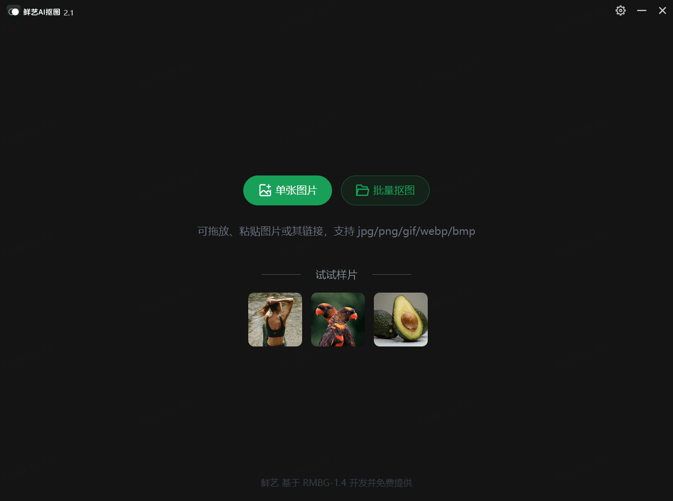 鲜艺AI抠图 v3.1 免费一键抠图-第3张图片-分享迷