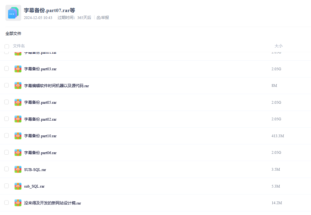 全部!人人影视二十年数据开源分享-第2张图片-分享迷 全部!人人影视二十年数据开源分享-第2张图片-分享迷