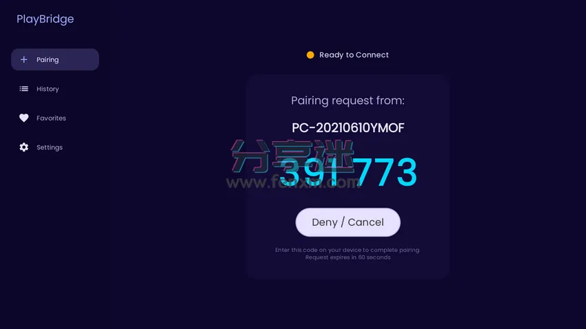 PlayBridge v0.7.0 电脑投屏电视 开源免费 win/mac-第3张图片-分享迷 PlayBridge v0.7.0 电脑投屏电视 开源免费 win/mac-第3张图片-分享迷