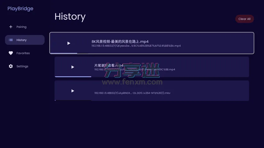 PlayBridge v0.7.0 电脑投屏电视 开源免费 win/mac-第7张图片-分享迷 PlayBridge v0.7.0 电脑投屏电视 开源免费 win/mac-第7张图片-分享迷