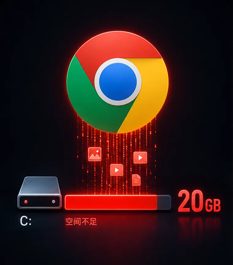 偷吃20G空间，你的浏览器在偷偷下载东西！-第3张图片-分享迷