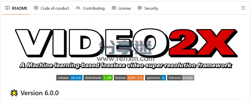 Video2X v6.4.0 开源视频修复工具 直接到4K-第2张图片-分享迷